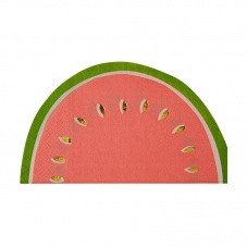 Watermelon Shaped Large Paper Napkins By Meri Meri